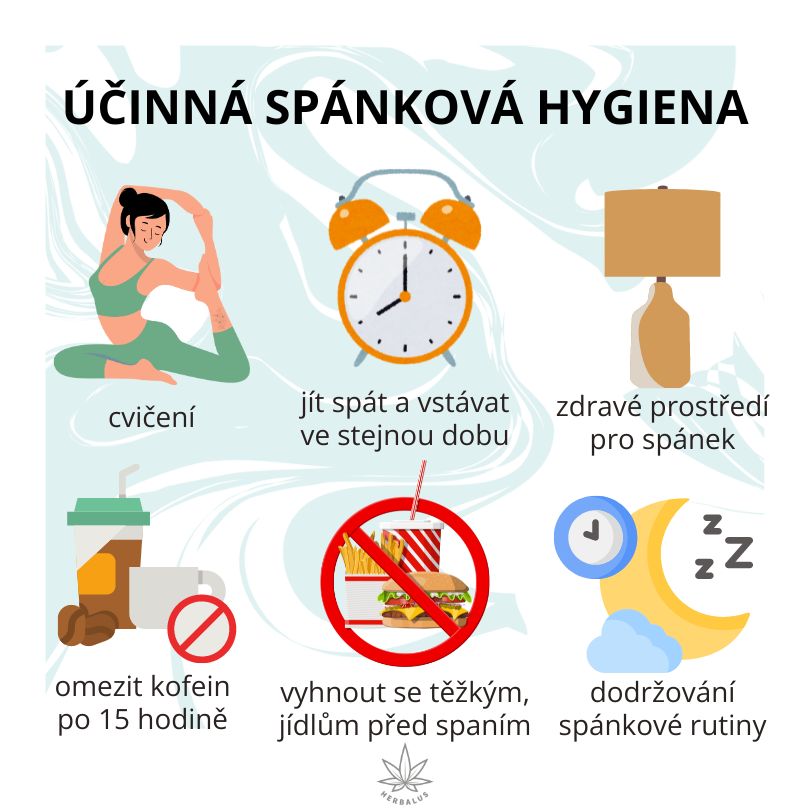 účinná spánková hygiena