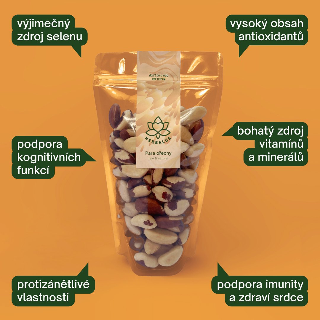 Herbalus Organic - Para ořechy raw & natural