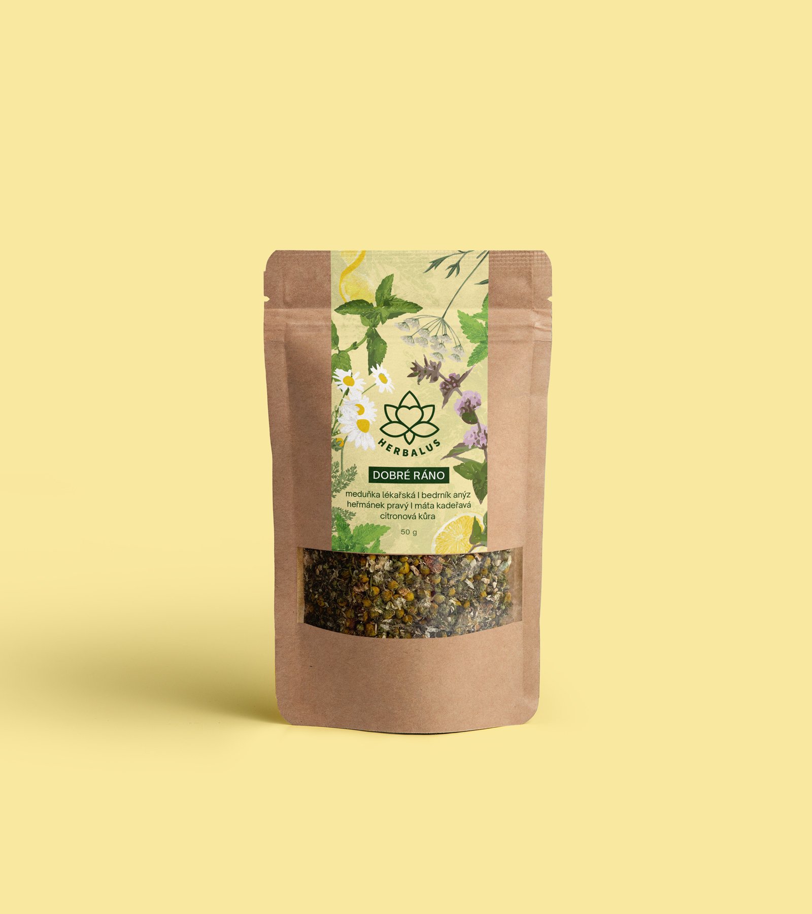 Herbalus Organic - DOBRÉ RÁNO - bylinná směs, 50 g