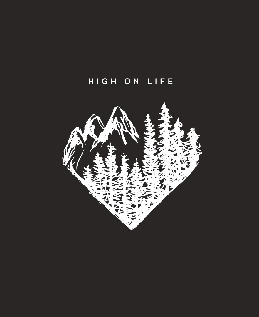 Merino Air pánské triko – High on life – LIMITOVANÁ EDICE – Herbalus & Sensor