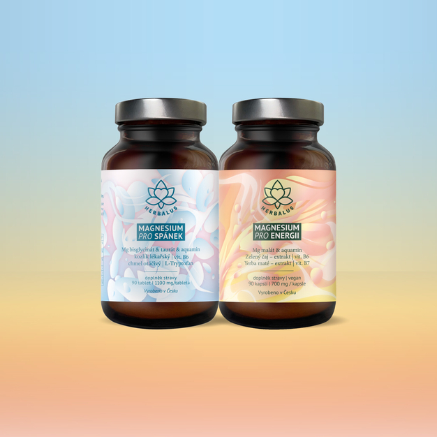 Herbalus MAGNESIUM DUO – SPÁNEK & ENERGIE